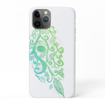 Capa de telefone com olho floral