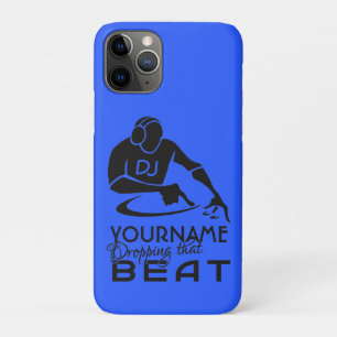 Para iPhone 11 Pro capa de telefone de nome personalizado DJ