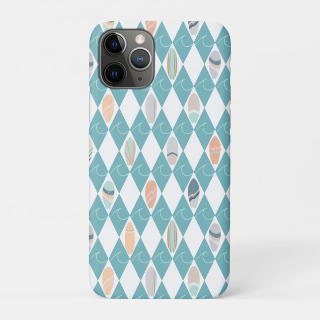 Para iPhone 11 Pro Capa de telefone de prancha de surfe (Verso)