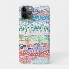 Para iPhone 11 Pro Capa de telefone. Design "Camadas da Terra" por CO