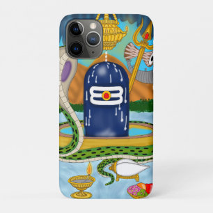 Para iPhone 11 Pro Capa de Telefone Divine Shivlingam – Proteção Espi