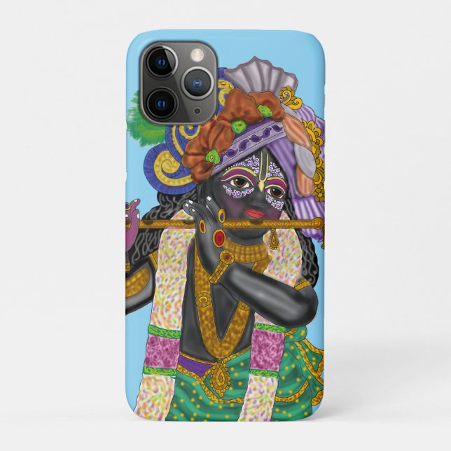 Para iPhone 11 Pro Capa de Telefone do Senhor Krishna (Verso)