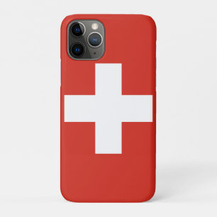 Para iPhone 11 Pro capa de telefone do sinalizador de suiça