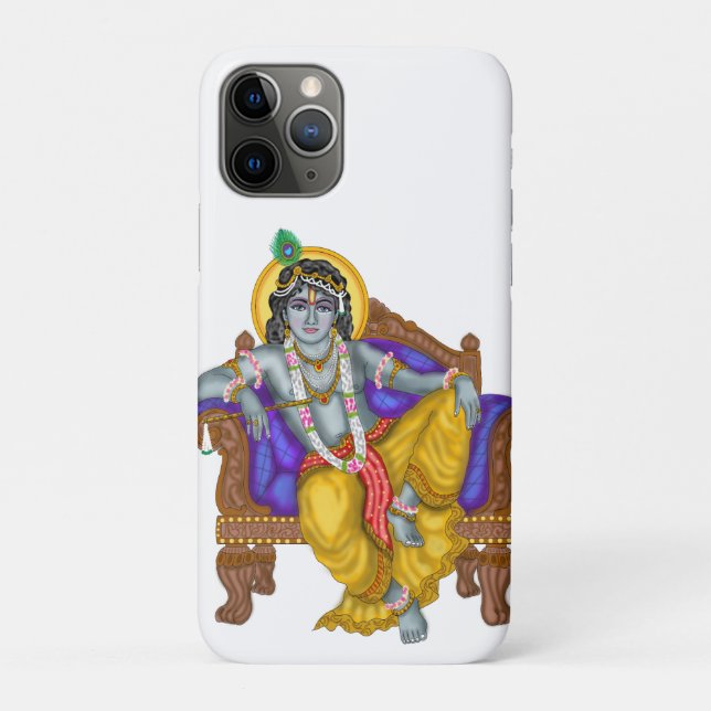 Para iPhone 11 Pro Capa de Telefone Krishna (Verso)