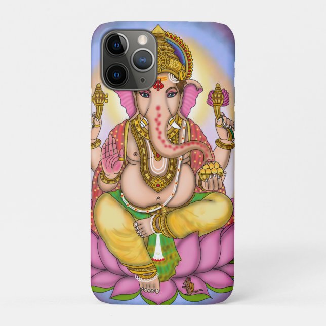 Para iPhone 11 Pro Capa de telefone Premium Lord Ganesha (Verso)