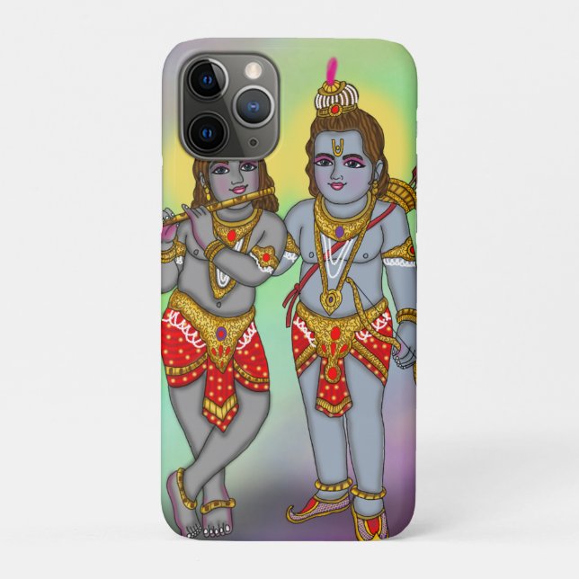 Para iPhone 11 Pro Capa de telefone Ram & Krishna (Verso)