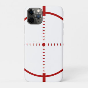 Para iPhone 11 Pro Capa de Telefone Vermelho com Alvo - Gráfico de Mi