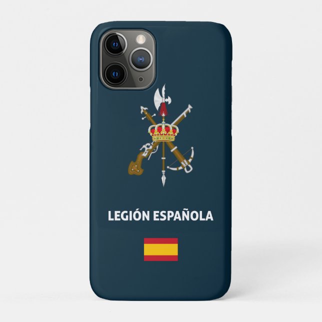 Para iPhone 11 Pro Legion Española capa de telefone do passaporte (Verso)
