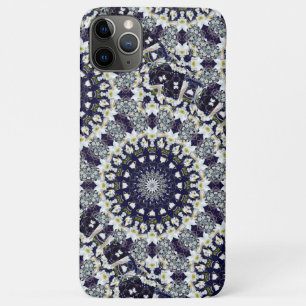 Para iPhone 11 Pro Max Capa de telefone Blue Floral Mandala CaseMate