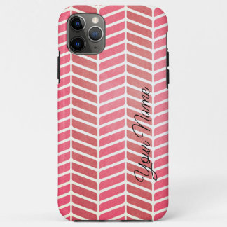 Para iPhone 11 Pro Max Capa de telefone com ondas horizontais de tons ros
