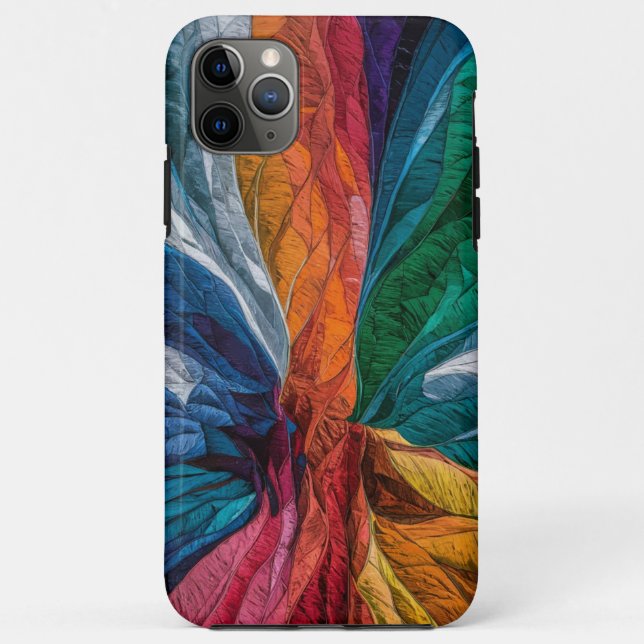 Para iPhone 11 Pro Max Capa de telefone de Arte de Estilo Kobra Vibrante  (Verso)