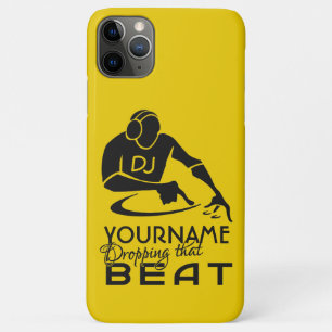 Para iPhone 11 Pro Max Capa de telefone de nome personalizado DJ