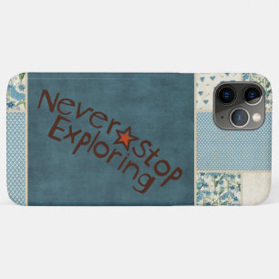 Para iPhone 11 Pro Max Capa de telefone de patch azul