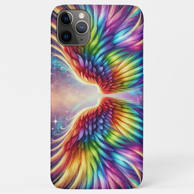 Para iPhone 11 Pro Max Capa de telefone Inspiração Angel Wing (Verso)