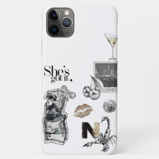 Para iPhone 11 Pro Max Capa de telefone/iPhone/iPad minimalista estética (Verso)