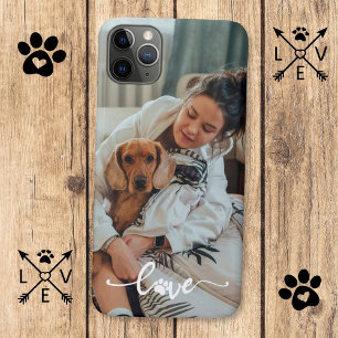 Para iPhone 11 Pro Max Capa de telefone Personalizada do Cachorro Mãe