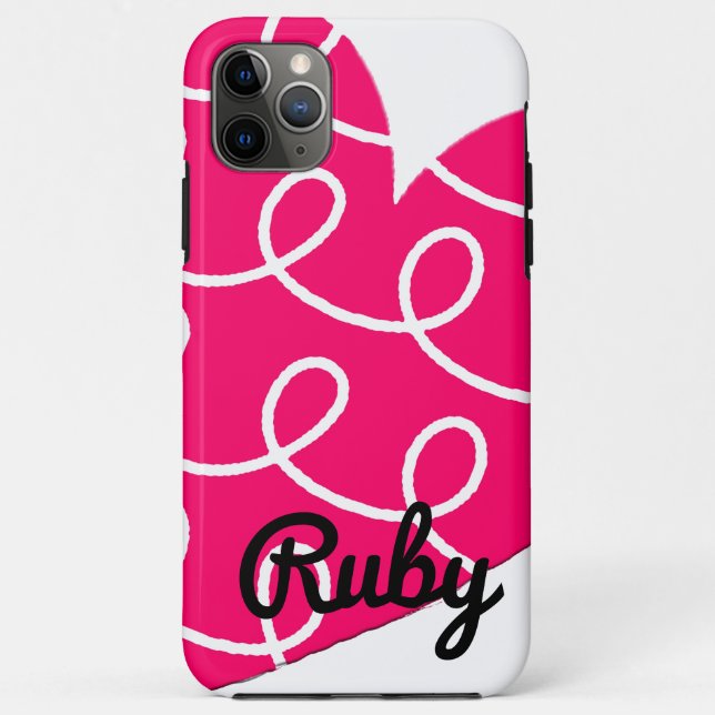 Para iPhone 11 Pro Max Capa de telefone Personalizada Whimsical (Verso)