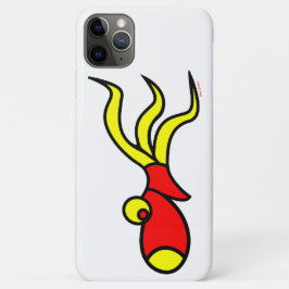 Para iPhone 11 Pro Max criação jango divertida capa de telefone polvo