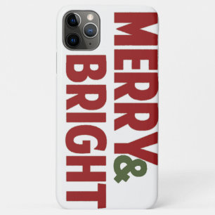 Para iPhone 11 Pro Max Feliz e Capa de telefone de feriado brilhante