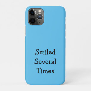 Para iPhone 11 Pro Sorria várias vezes Capa de telefone