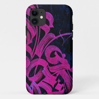 Para iPhone 11 "Rosa Preto Glamoroso: Capa de telefone Sonolenta"