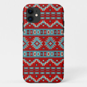Para iPhone 11 Sudoeste de Mesas Turquoise e Capa de telefone Ver