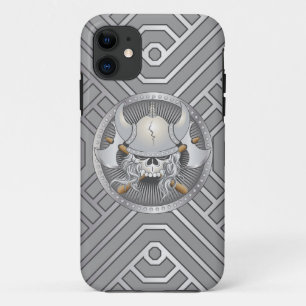Para iPhone 11 Viking Warrior Skull Case-Mate capa do ipod touch