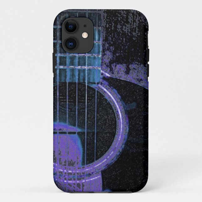 Para iPhone 11 Violão Elétrico na Capa de telefone Celular (Verso)