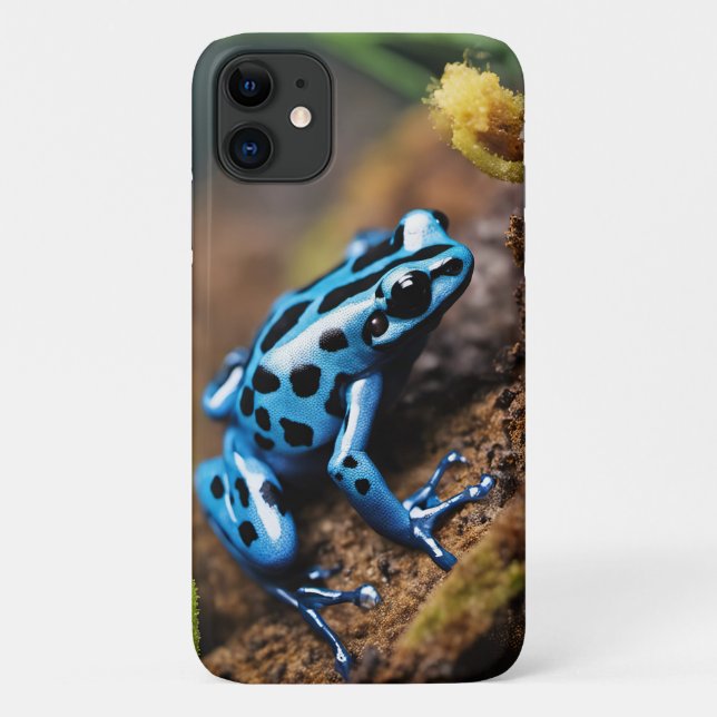 Para iPhone 11 Vivid Hopper: Capa de telefone de Radiação Tropica (Verso)