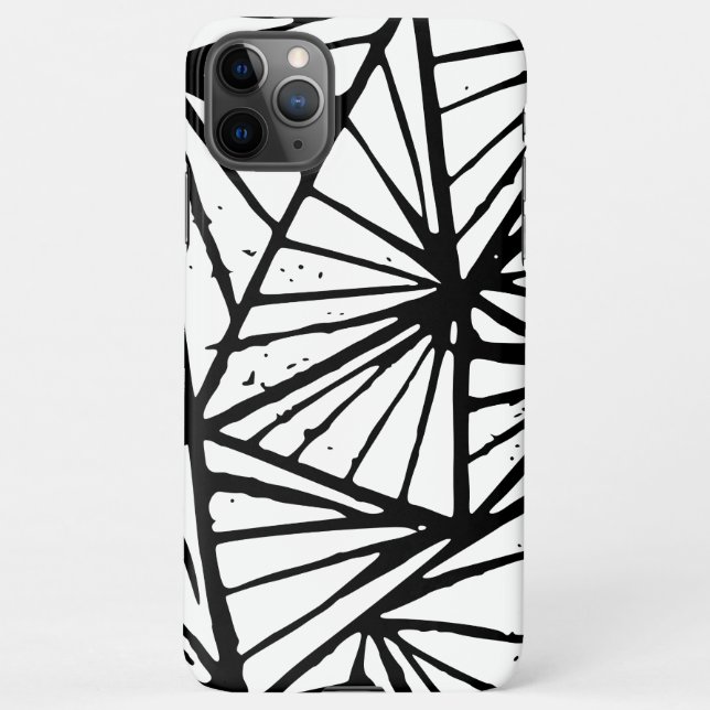 Para iPhone Capa de telefone abstrato Triângulo Lino Impressão (Verso)