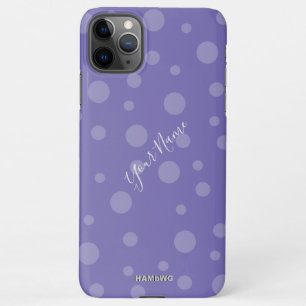 Para iPhone capa de telefone de Célula do Bolinhas com o Nome