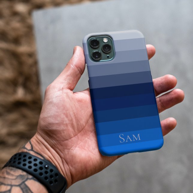 Para iPhone Capa de telefone de Padrão de Faixa Geométrica das (Criador carregado)