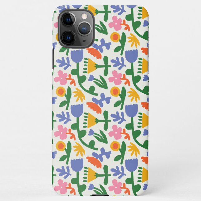 Para iPhone Capa de telefone Floral primavera (Verso)