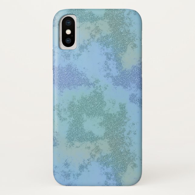 Para iPhone, Case-Mate Abstrato Turquoise Sereia Capa de telefone (Verso)