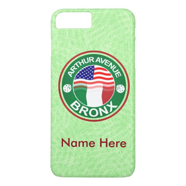 Para iPhone, Case-Mate Arthur Ave Bronx - Capa de telefone italiana ameri (Verso)