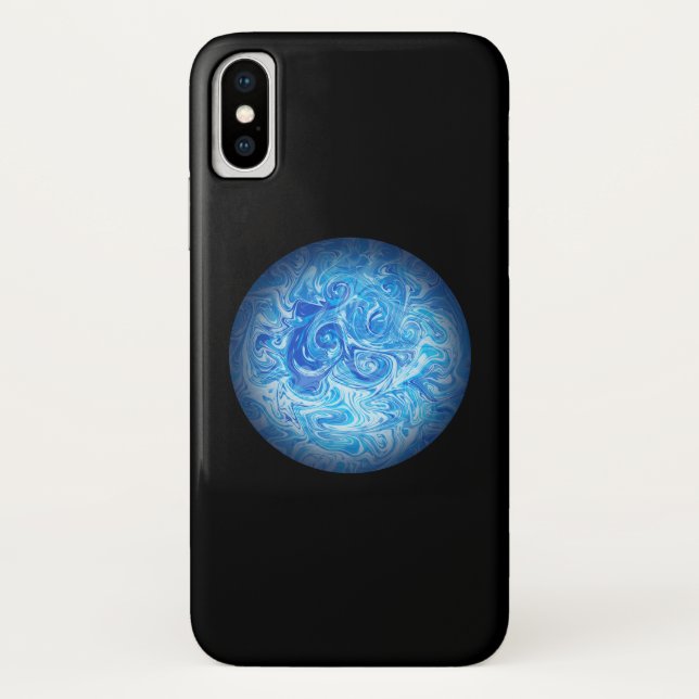 Para iPhone, Case-Mate Capa de Celular Calm Tide Fluid Art iPhone X (Verso)