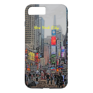 8 Plus/7 Plus Capa de iPhone Ruas da Cidade de Nova York