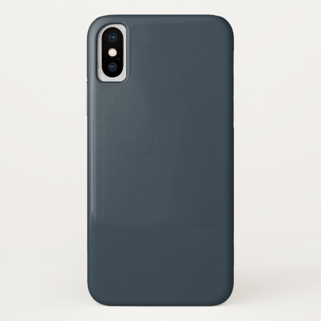 Para iPhone, Case-Mate Capa de iPhone X Cinza Carvão (Verso)