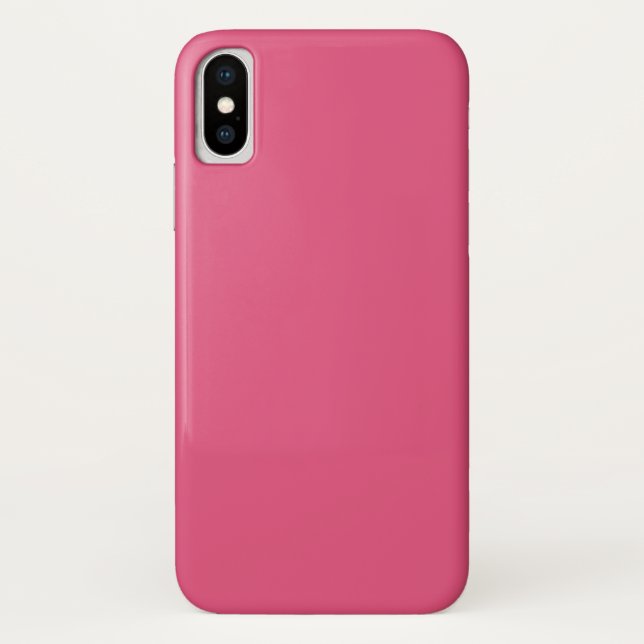 Para iPhone, Case-Mate Capa de iPhone X Rosa Escuro (Verso)