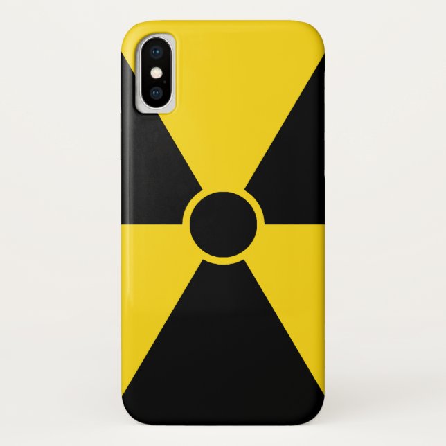 Para iPhone, Case-Mate Capa de ipod do símbolo da radiação (Verso)