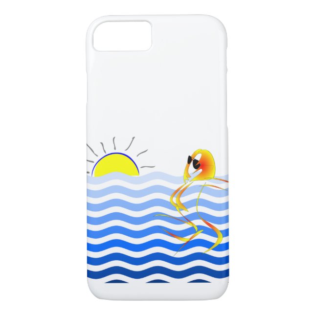 Para iPhone, Case-Mate Capa de telefone astuta da praia (Verso)