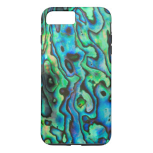 iPhone 8 Plus/7 Plus Capa de telefone azul e verde do design do escudo