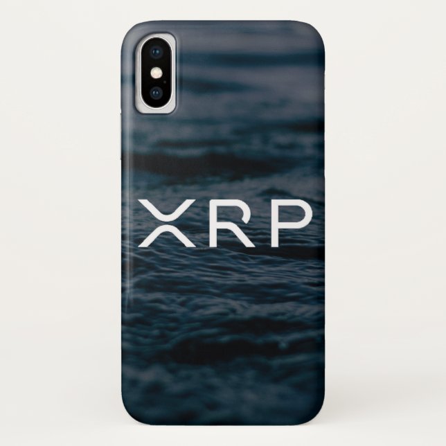 Para iPhone, Case-Mate Capa de telefone customizável branca da água da (Verso)