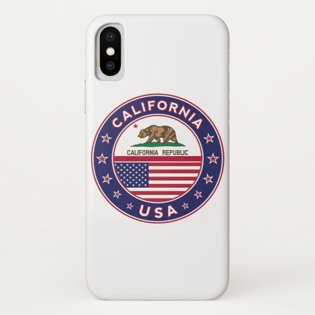 Para iPhone, Case-Mate Capa de telefone da Califórnia (Verso)