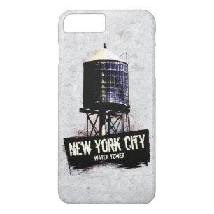 iPhone 8 Plus/7 Plus Capa de telefone da torre de água da Nova Iorque