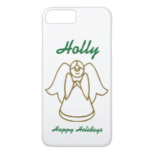 iPhone 8 Plus/7 Plus Capa de telefone de Anjo de Natal Personalizada