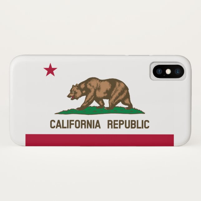 Para iPhone, Case-Mate Capa de telefone de bandeira da Califórnia (Verso (Horizontal))