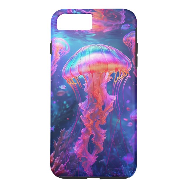 Para iPhone, Case-Mate Capa de telefone de medusa colorida (Verso)