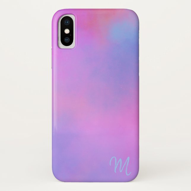 Para iPhone, Case-Mate Capa de telefone de Monograma Multicolor (Verso)