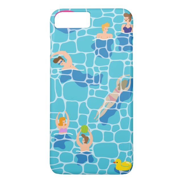 Para iPhone, Case-Mate Capa de telefone de natação de verão (Verso)